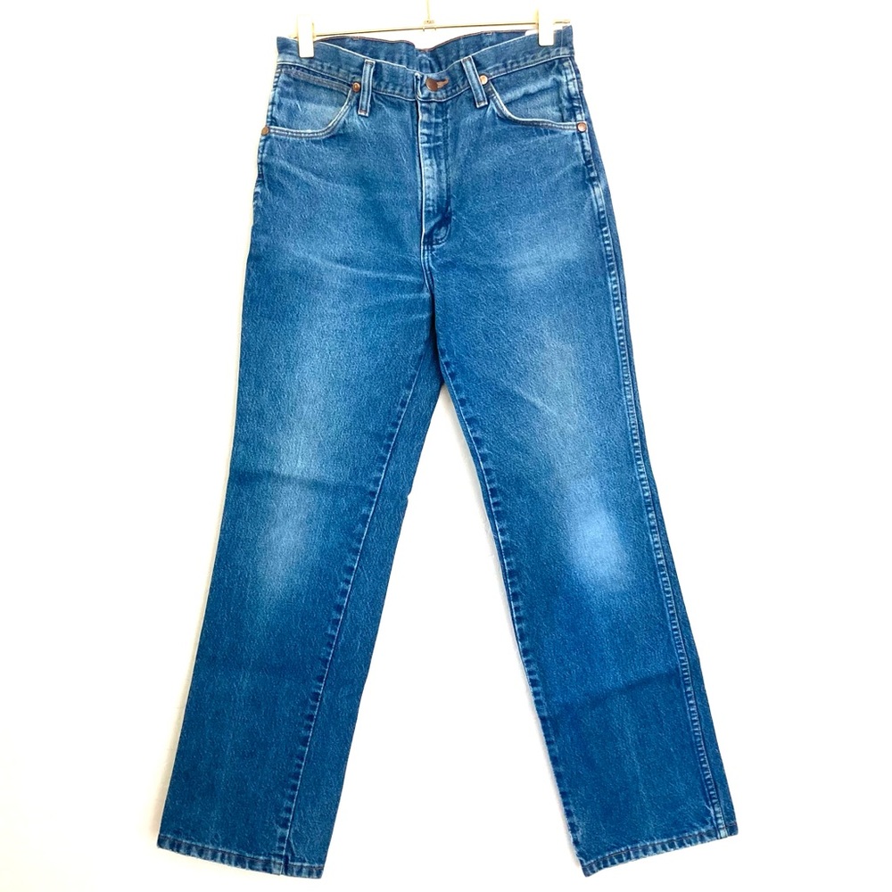 VINTAGE WRANGLER STRAIGHT LEG JEANS 32 x 30 MEXICO